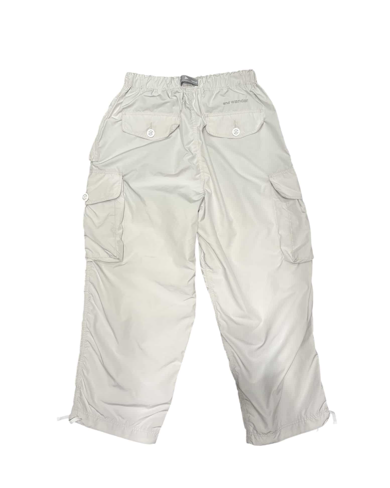 and wander/アンドワンダー/Oversized Cargo Pants オーバーサイズカーゴパンツ Off White M