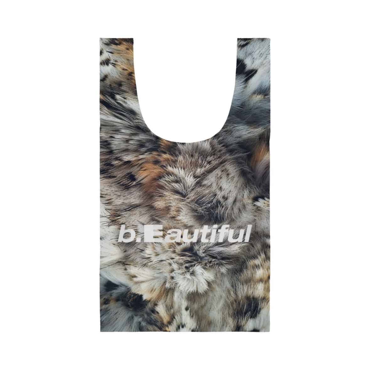 b.Eautiful/ビューティフル/Faux Fur Reusable Bag Standard (Beige) BEIGE FREE
