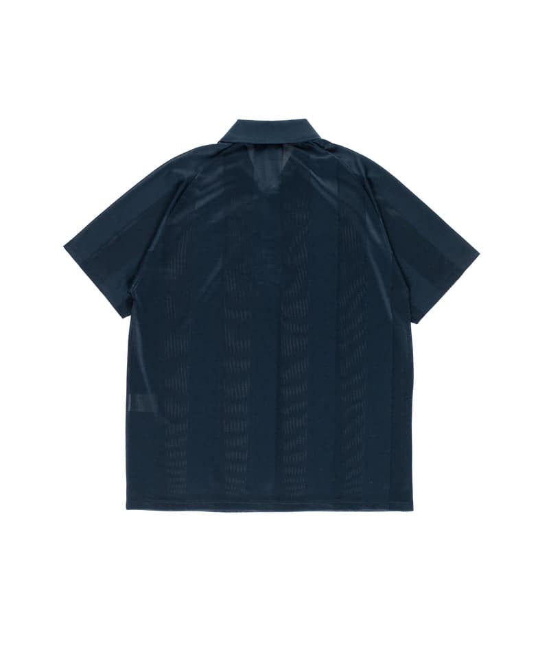 POP TRADING CO/ポップトレーディングカンパニー/SPORTIF CUB SHIRT NAVY ポロシャツ ネイビー M