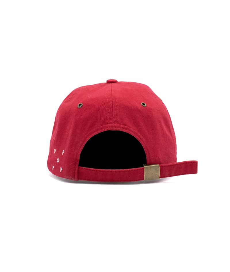 POP TRADING CO/ポップトレーディングカンパニー/2 TONE FLEXFOAM HAT EARTH RED/OFF WHITE キャップ RED/OFF WHITE free