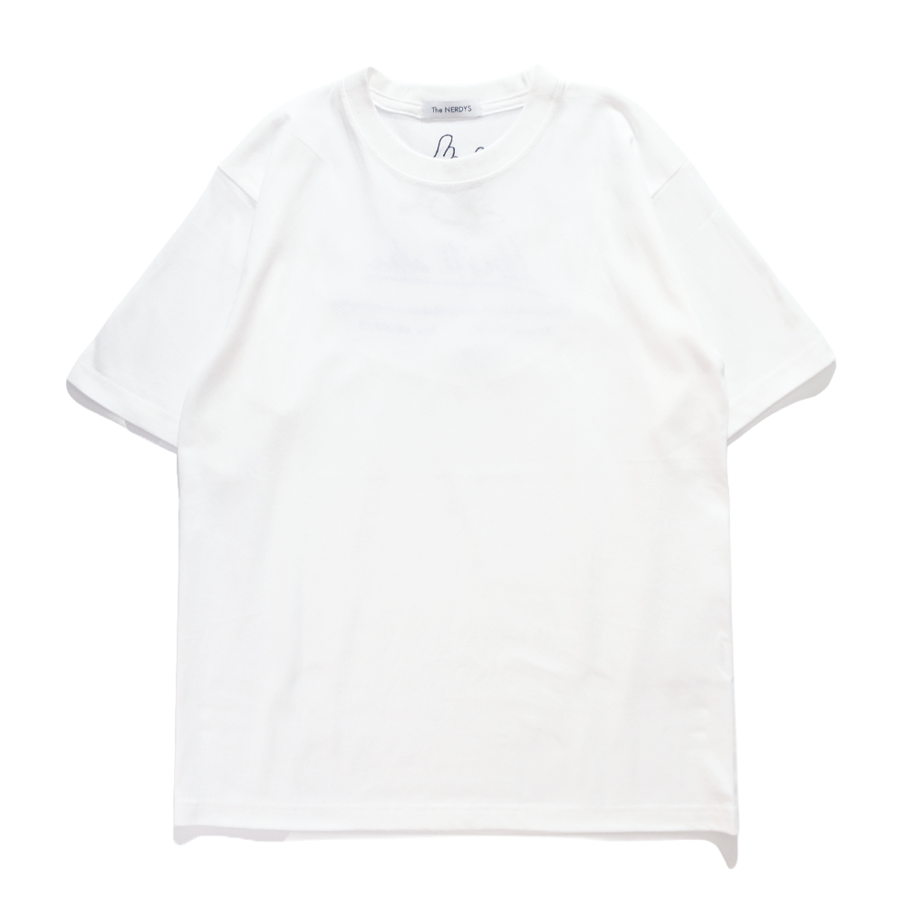 The NERDYS/ナーディーズ/Brigitte Tanaka×The NERDYS PICASO back T-shirt ブリジットタナカ White S