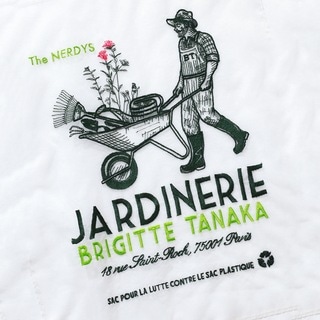 The NERDYS/ナーディーズ/Brigitte Tanaka×The NERDYS JARDINERIE T-shirt ブリジットタナカ White S