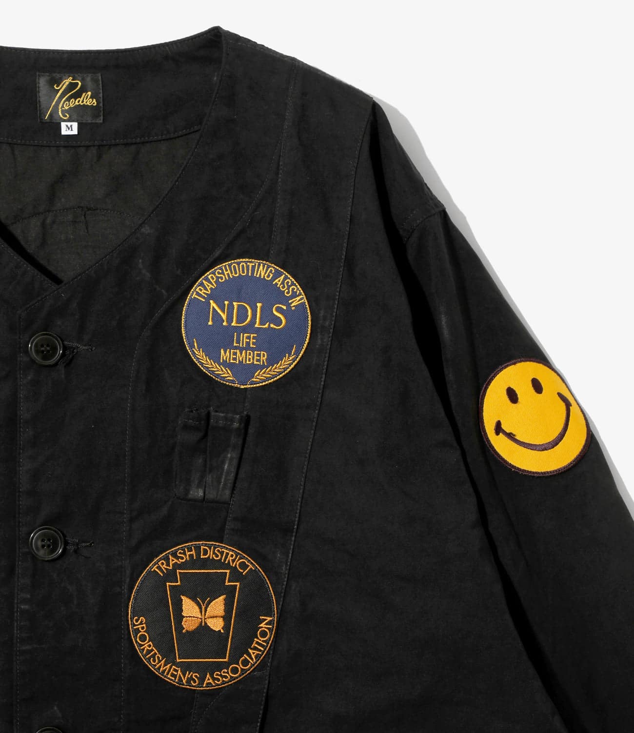 NEEDLES/ニードルズ/SHOOTING JACKET - WAXED CLOTH シューティングジャケット ブラック S