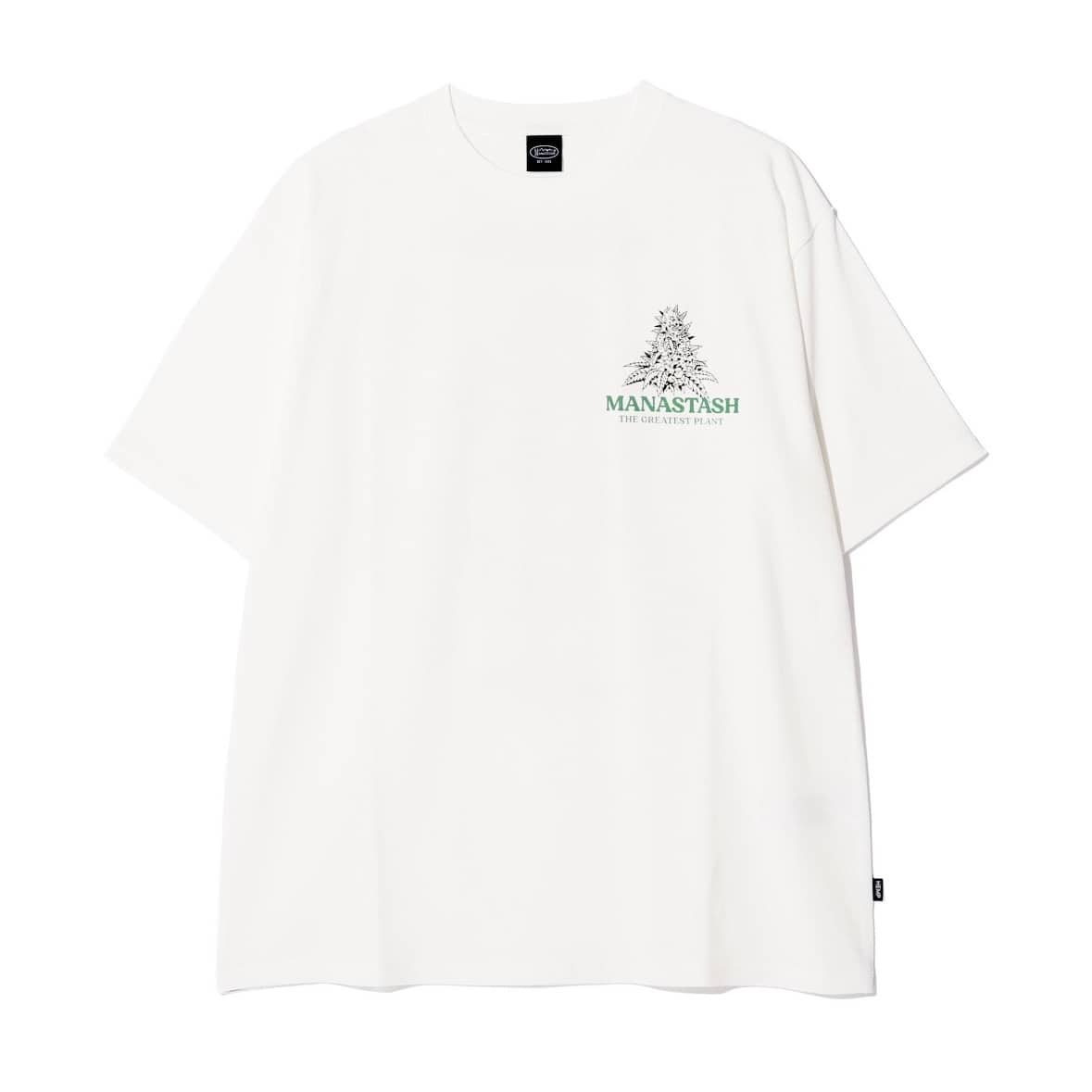 MANASTASH/マナスタッシュ/HEMP TEE TGP ホワイト S