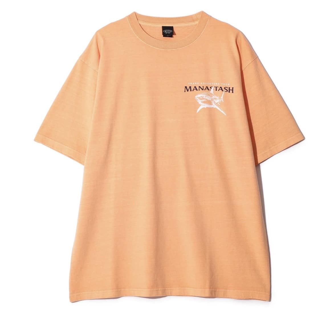 MANASTASH/マナスタッシュ/PUMICE TEE SHARK オレンジ S