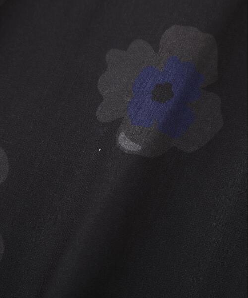 B omnivore/ビーオムニボー/FLOWER S/S SHIRT 半袖シャツ　柄シャツ　花柄 ブラック M
