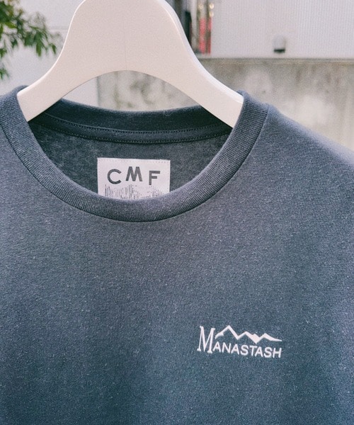 MANASTASH×CMF OUTDOOR GARMENT/マナスタッシュｘシーエムエフアウトドアガーメント/2 POCKET SLOW DRY TEE　Tシャツ ブラック M