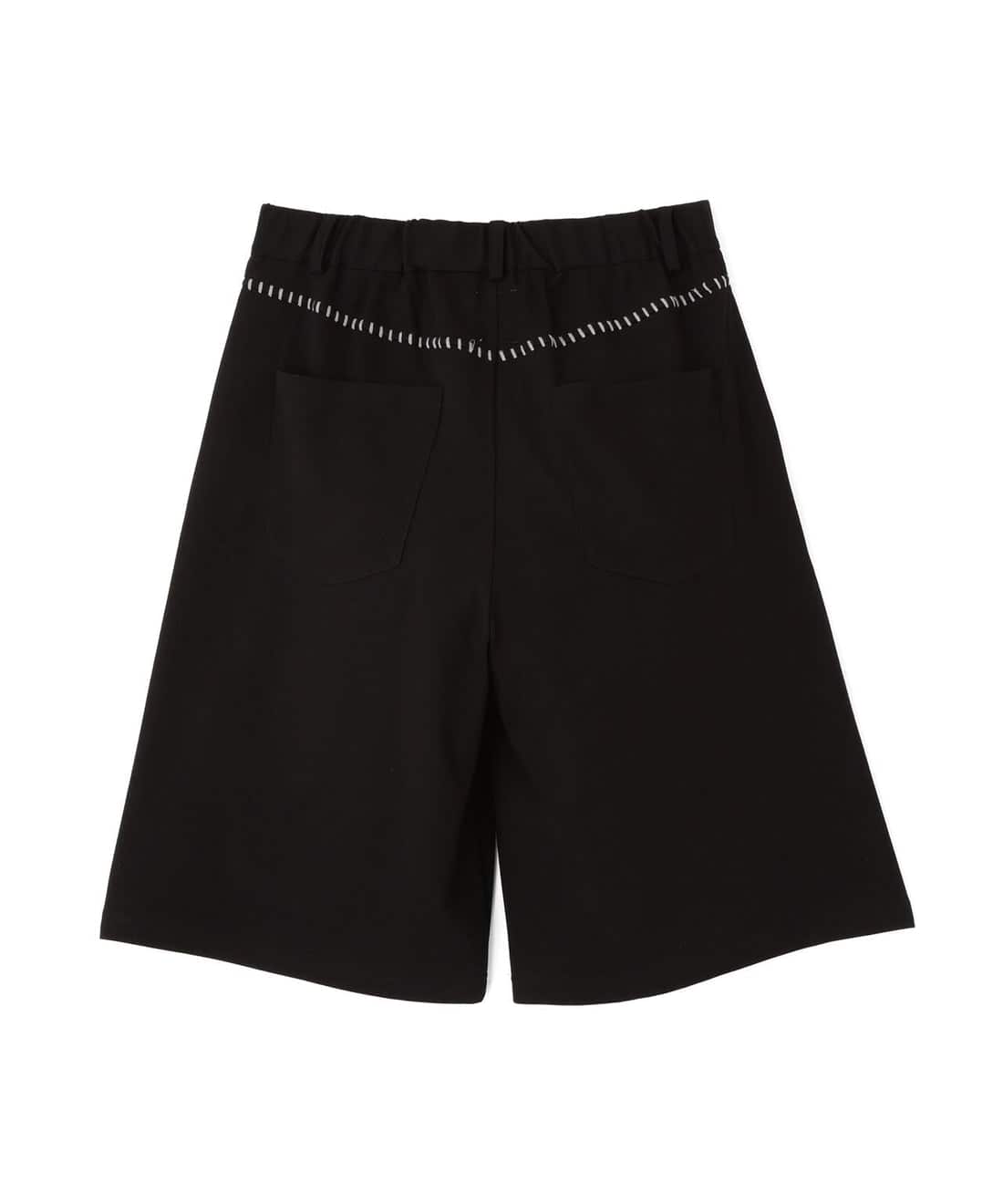 B omnivore/ビーオムニボー/STITCH SHORTS ステッチショーツ ブラック M
