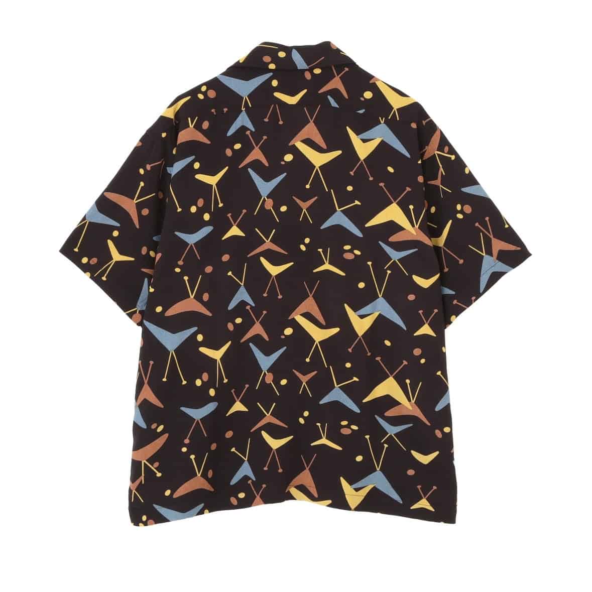Schott×PJ/ショット×パイナップルジュース/ATOMIC RAYON SHIRT/アトミック レーヨンシャツ ブラック M