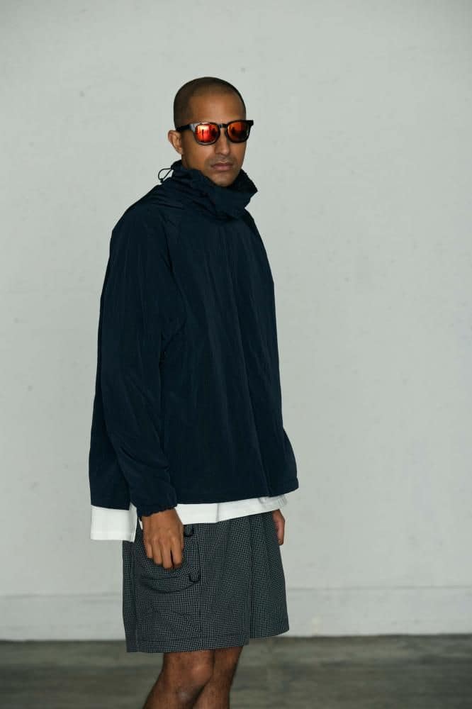 CMF OUTDOOR GARMENT/シーエムエフアウトドアガーメント/LEON-S サングラス BLACK×M.ORANGE-ONE FREE