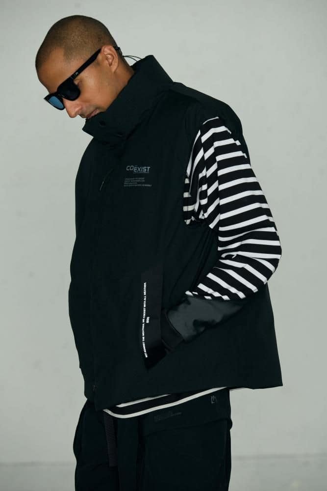 CMF OUTDOOR GARMENT/シーエムエフアウトドアガーメント/LEON-S サングラス BLACK×BLUE-ONE FREE