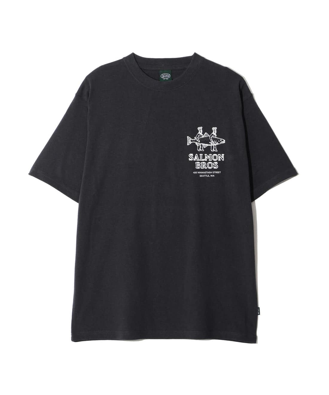 MANASTASH/マナスタッシュ/SALMON HEMP TEE ブラック S