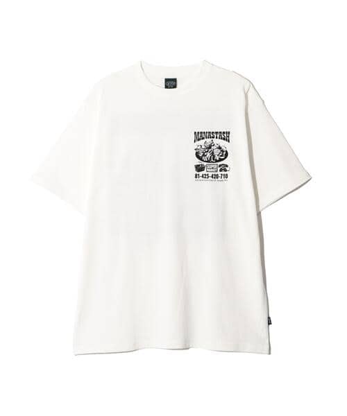 MANASTASH/マナスタッシュ/SUPERMARKET HEMP TEE ホワイト S