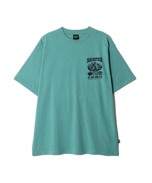 MANASTASH/マナスタッシュ/SUPERMARKET HEMP TEE グリーン S