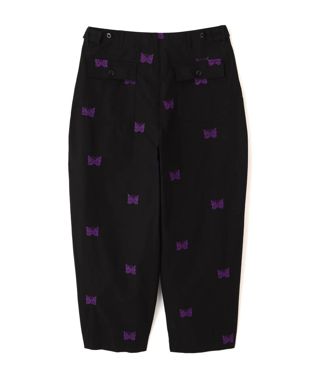 Needles×BEAVER/ニードルズ×ビーバー　別注H.D. Pant- Cotton Ripstop ヒザデルパンツ ブラック XS