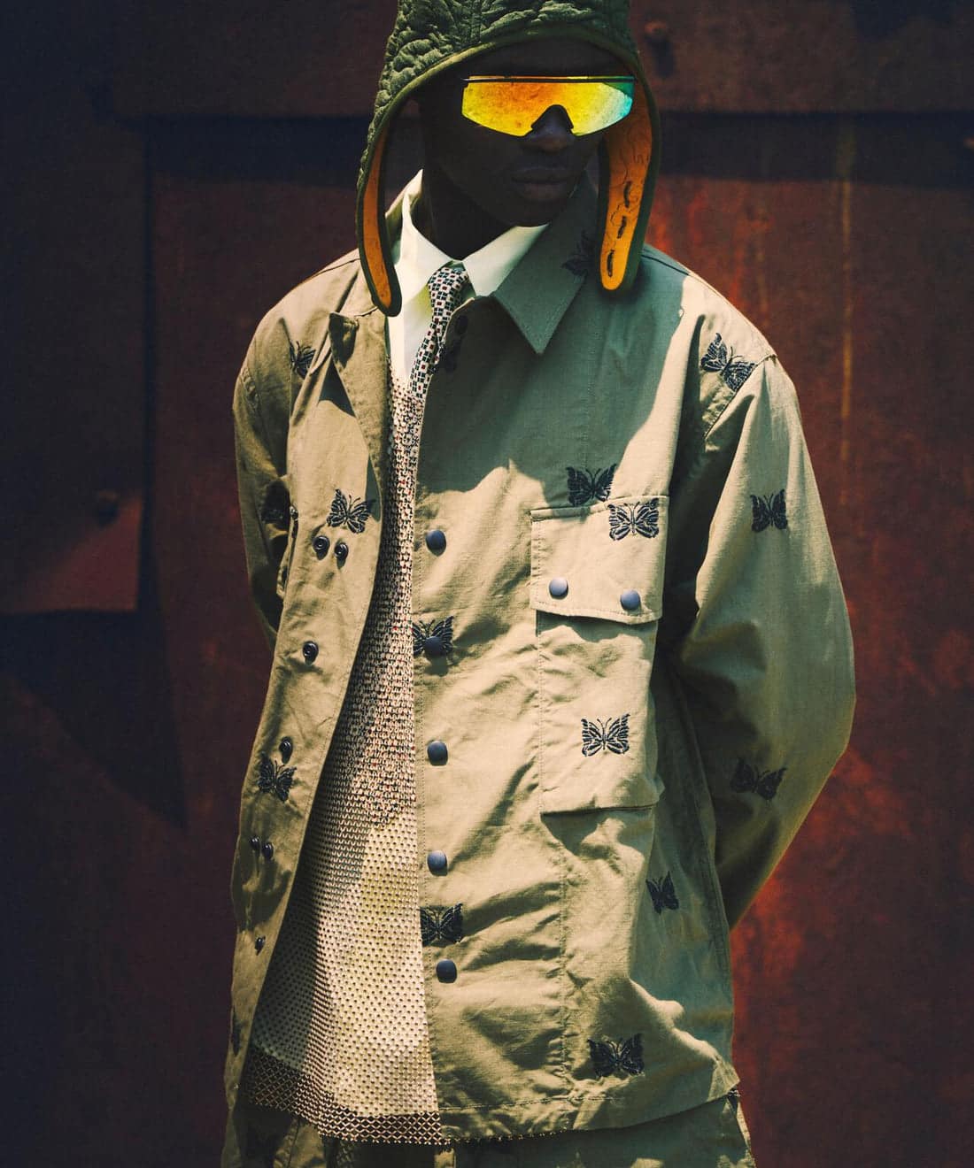 Needles×BEAVER/ニードルズ×ビーバー　別注Field Jacket - Cotton Ripstop フィールドジャケット オリーブ S