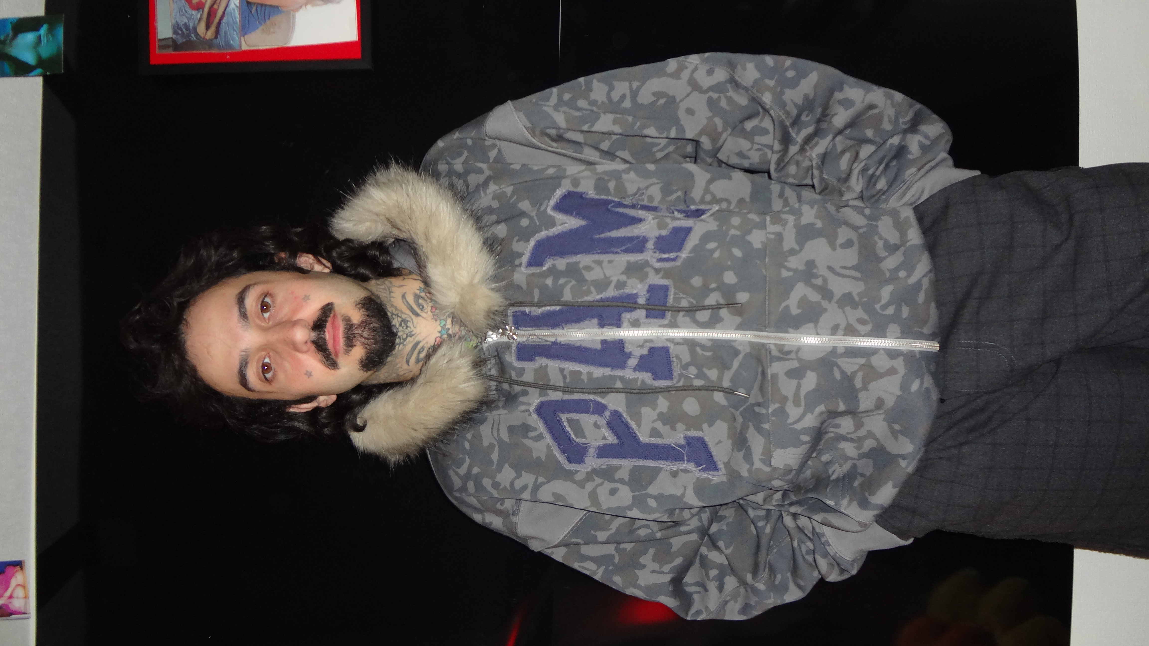 P.A.M.(Perks And Mini)/パム(パークスアンドミニ)/ABC FUR TRIM HOODED ZIP THRU SWEAT ジップフーディー　パーカー ABC M