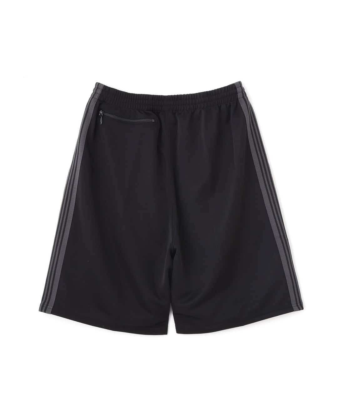 NEEDLES×BEAVER/ニードルズ×ビーバー/別注H.D. TRACK SHORTS - POLY SMOOTH -BLACK- トラックショーツ BLACK S