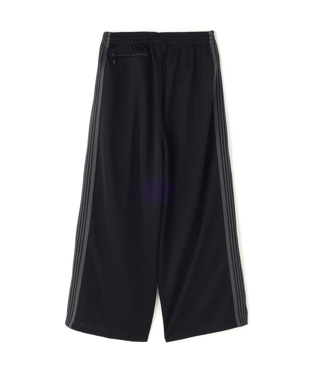 NEEDLES×BEAVER/ニードルズ×ビーバー/別注H.D. TRACK PANT - POLY SMOOTH -BLACK- ヒザデルトラックパンツ BLACK XS