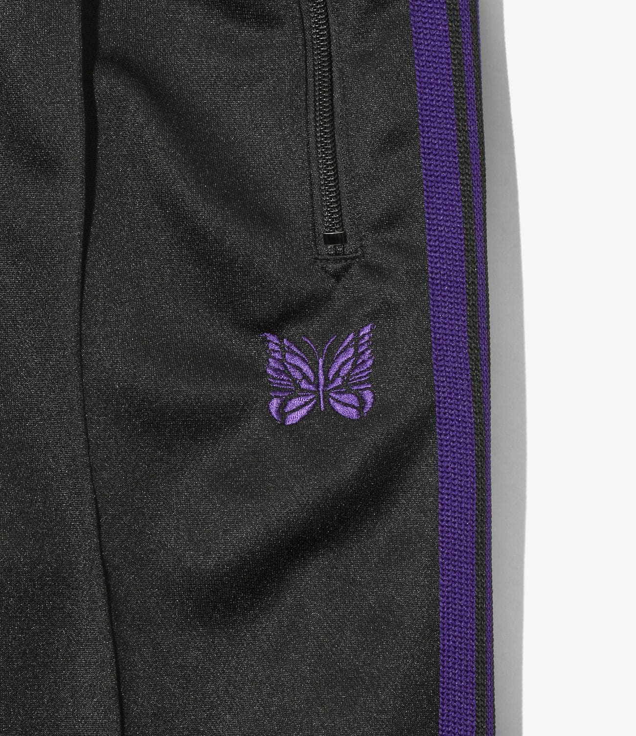 NEEDLES/ニードルズ/TRACK PANT - POLY SMOOTH トラックパンツ BLACK XS