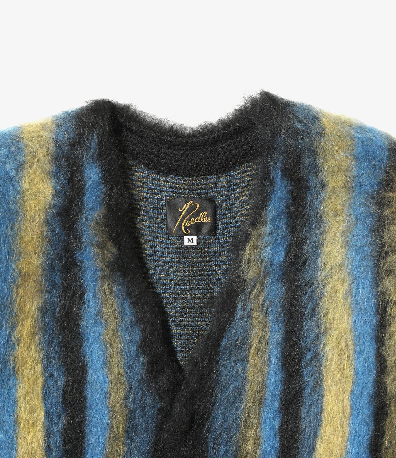 NEEDLES/ニードルズ/MOHAIR CARDIGAN - STRIPE モヘアカーディガン STRIPE S
