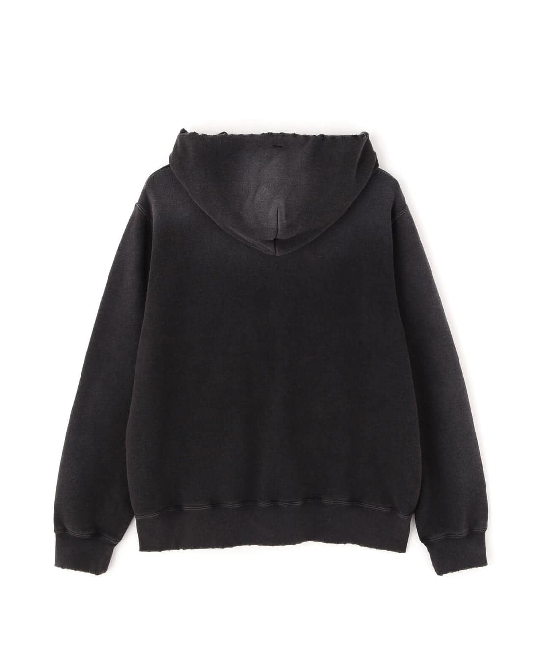 Schott/ショット/ASING ZIP HOODED SWEAT/エイジング ジップ スウェット ブラック M