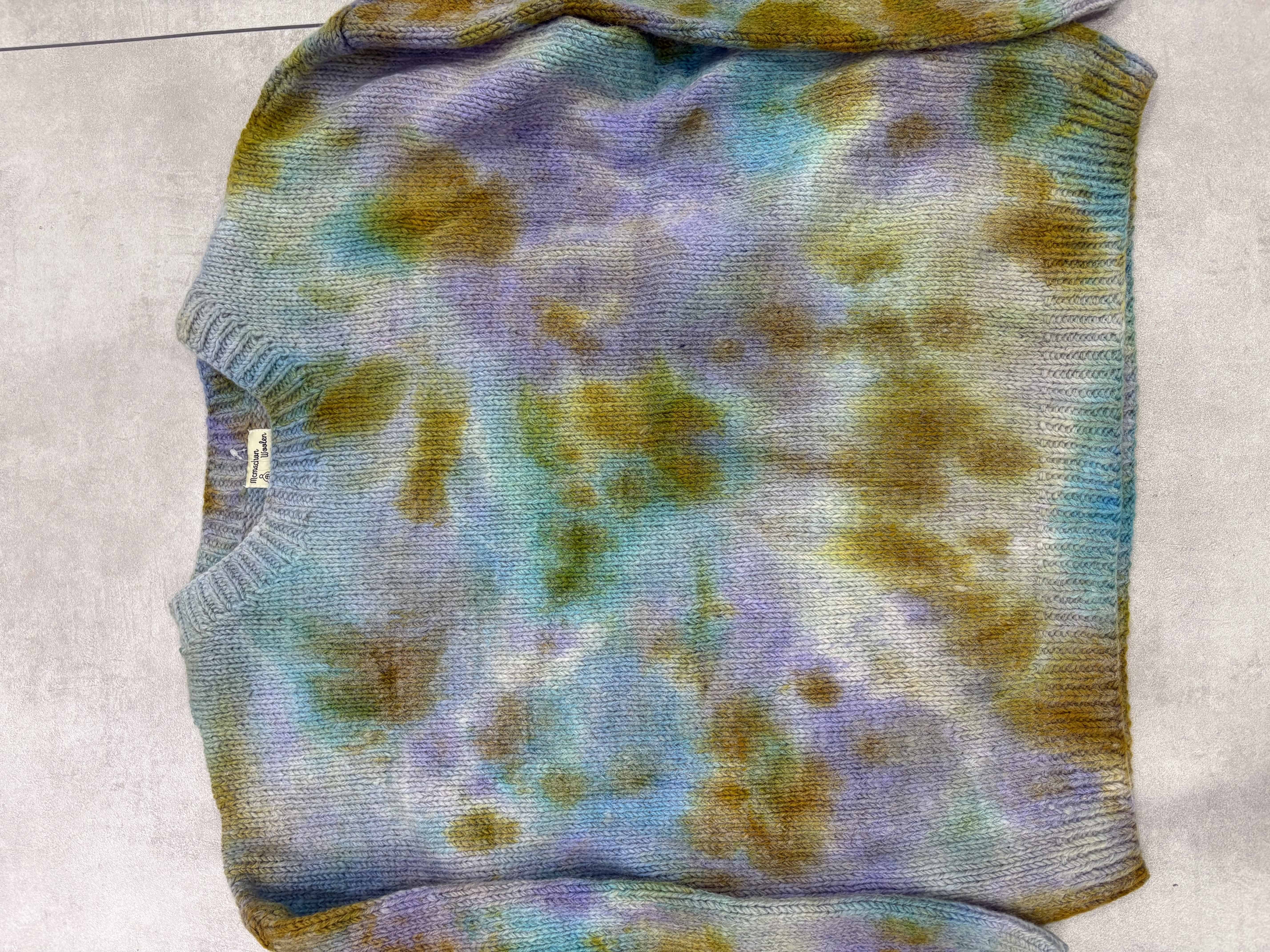 MacMahon Knitting Mills /マクマホンニッティングミルズ/Crew Neck Knit - Tiedye Tiedye FREE