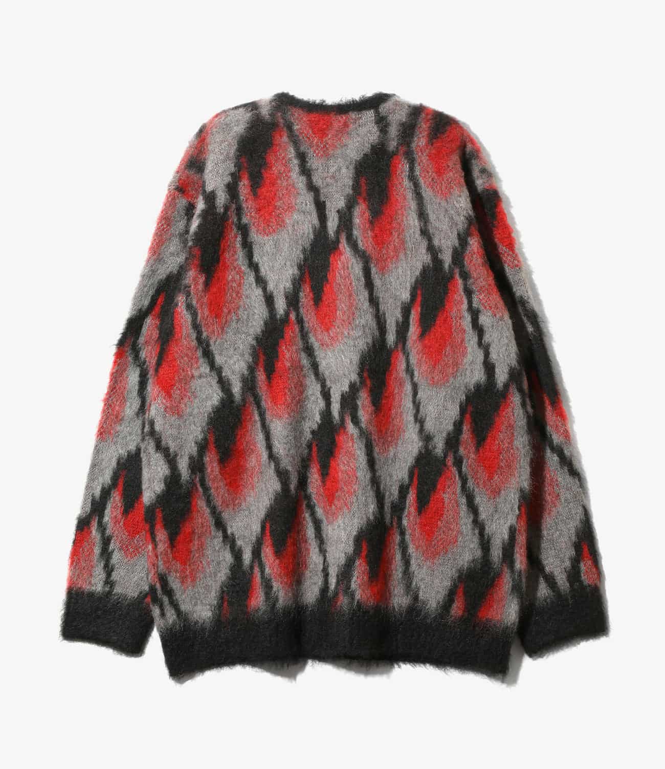 NEEDLES/ニードルズ/MOHAIR CARDIGAN - ABSTRACT モヘアカーディガン ABSTRACT S