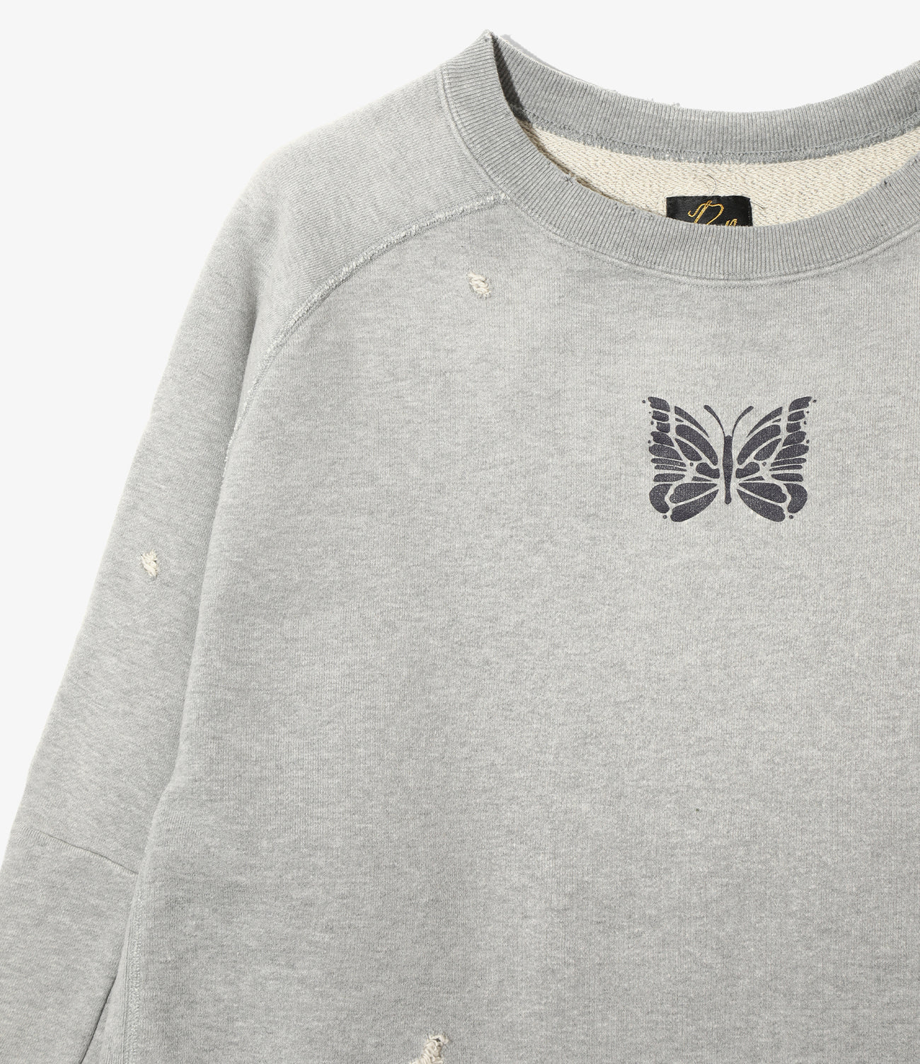 NEEDLES/ニードルズ/DECONSTRUCTED SWEAT SHIRT スウェット　トレーナー H.GRAY M