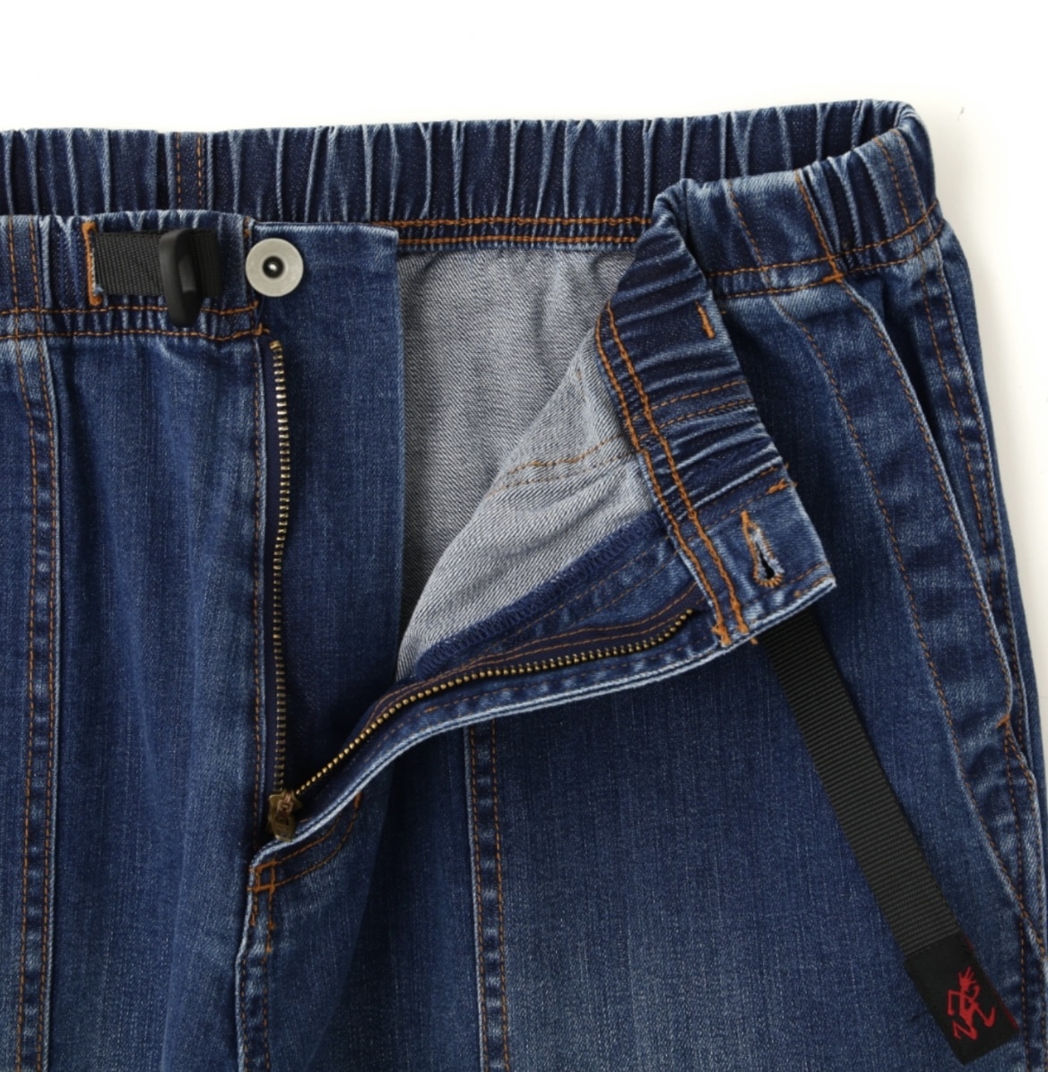 GRAMICCI/グラミチ/STRETCH DENIM LOOSE TAPERED RIDGE PANT ストレッチデニムルーズテーパードリッジパンツ　G3FU-P052 ブルーワンウォッシュ S