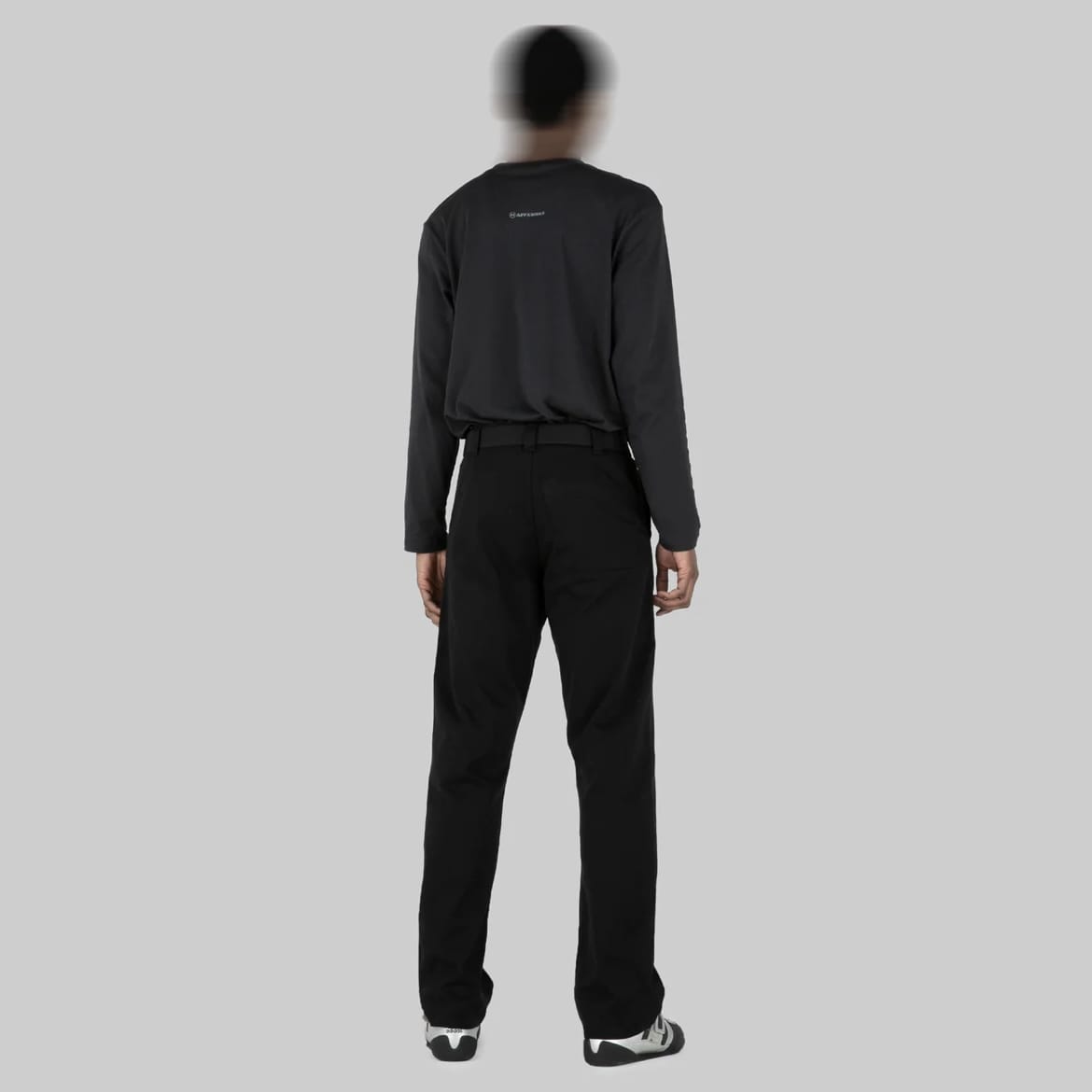 AFFXWRKS/LONG SLEEVE POCKET T-SHIRT BLACK L