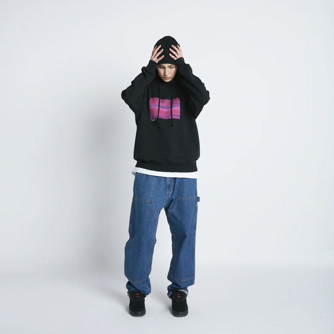 FUTUR/フューチャー/TELE HOODIE(M BLACK)｜ ビーバー｜池袋PARCO