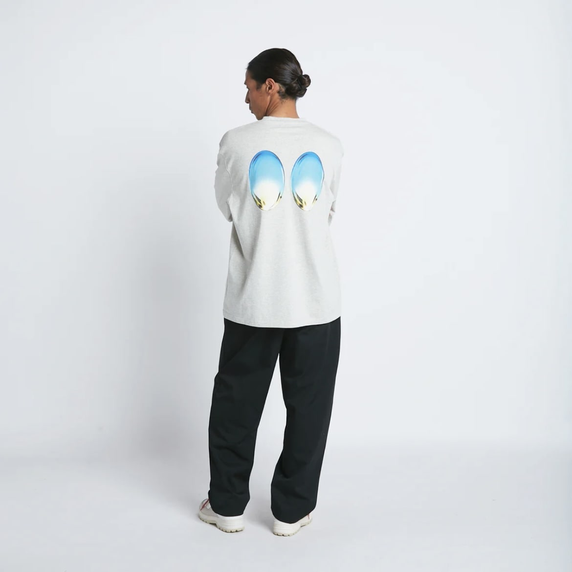 FUTUR/フューチャー/Doud L.S. Tee GREY M