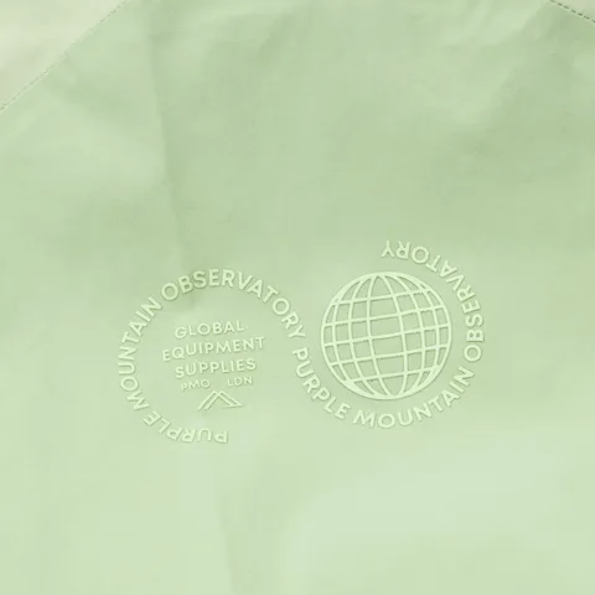 Purple Mountain Observatory/CLIMATE LIGHTWEIGHT JACKET IN LIME CREAM YELLOW M