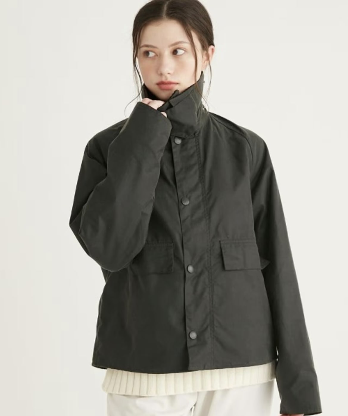 barbour spey jacket スペイ S セージグリーン - ブルゾン
