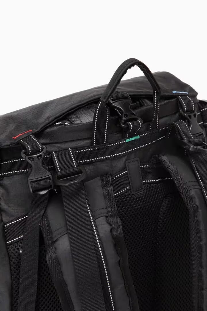 and wander/アンドワンダー/ECOPAK 30Lbackpack BLACK Free