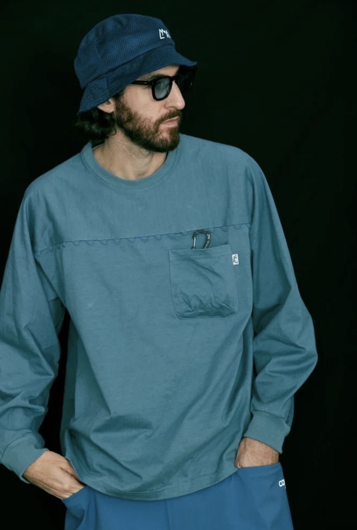 CMF OUTDOOR GARMENT/シーエムエフアウトドアガーメント/CORD TEE BLUE M