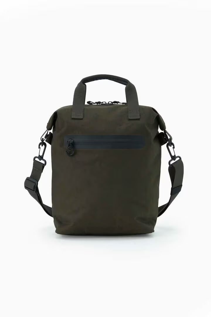 and wander/アンドワンダー/PE/CO 2way bag KHAKI FREE