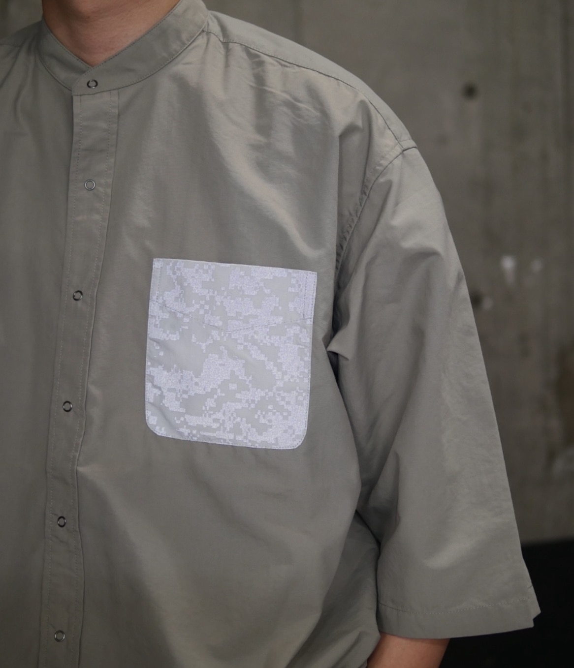 BURLAP OUTFITTER/バーラップアウトフィッター/別注 3/4 B.C SHIRT REF PKT BRINDLE M