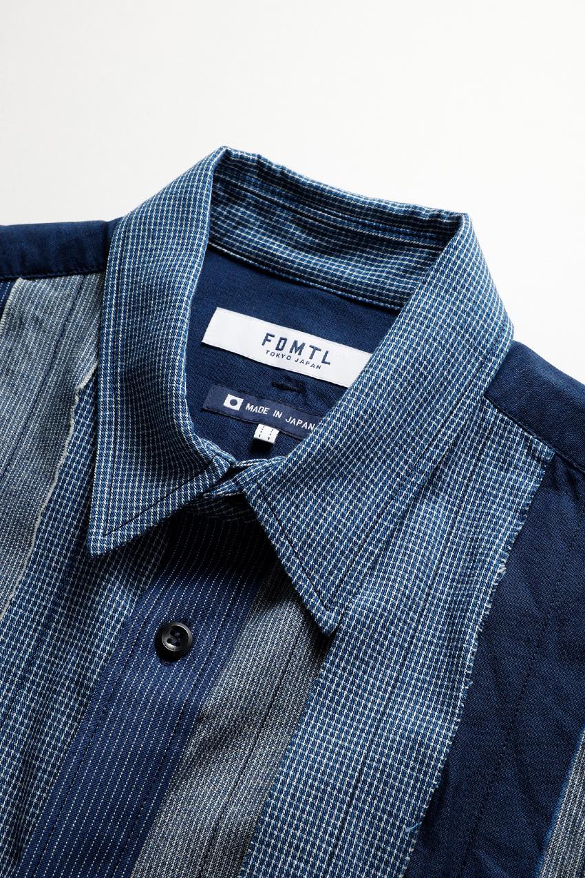 FDMTL(ファンダメンタル)/OBI SHIRT RINSE -24SS- INDIGO 3