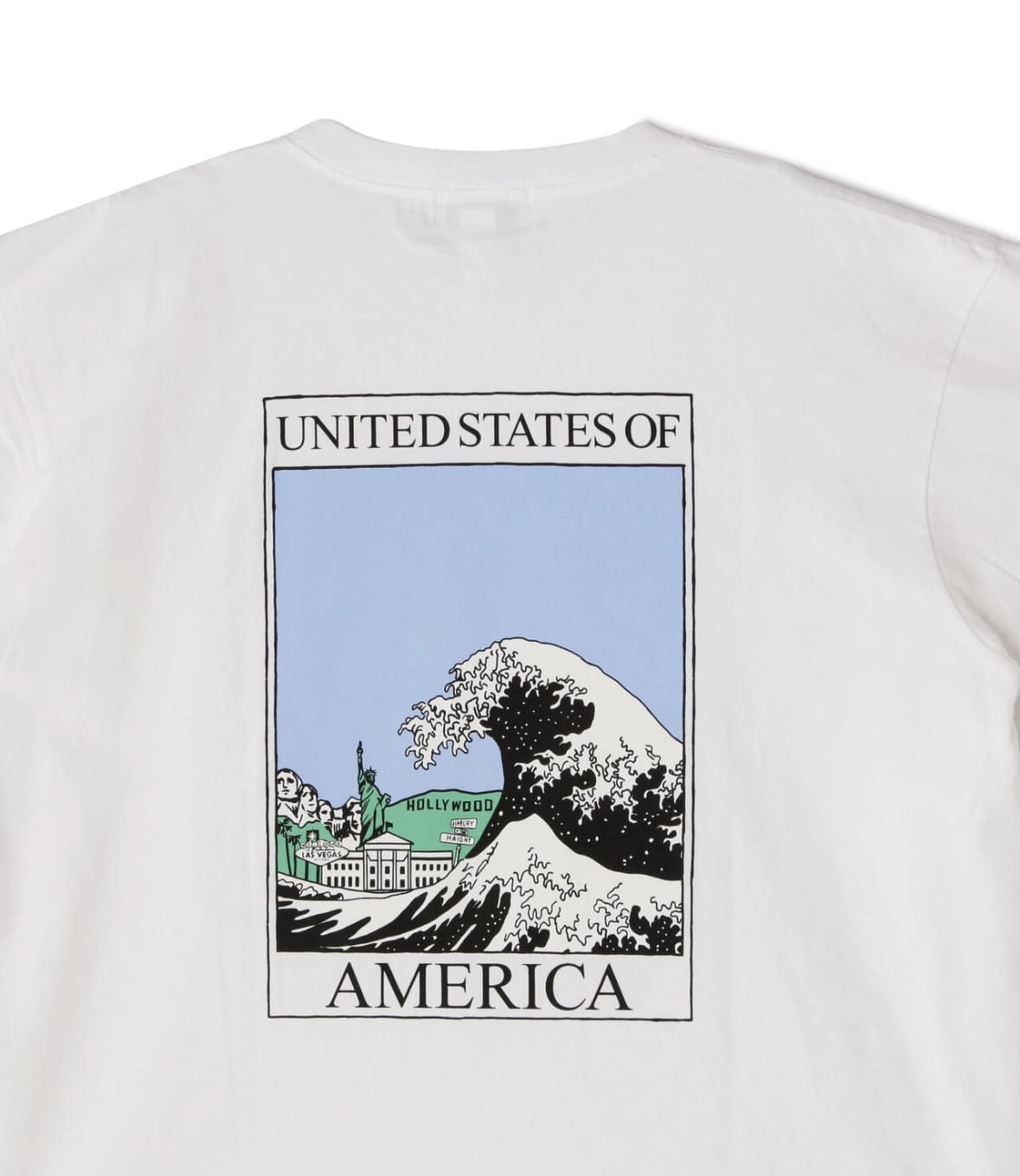 ILL ONE EIGHTY/イルワンエイティ/AMERICAN WAVE T-SHIRT WHITE M