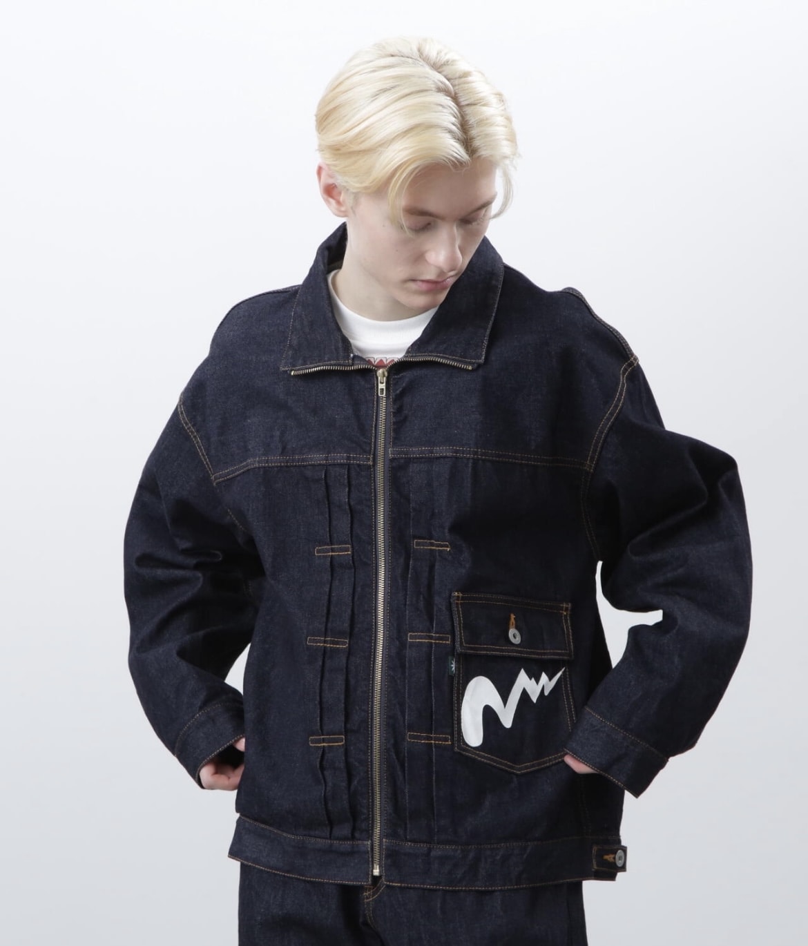 MANASTASH/マナスタッシュ/MS DENIM ZIP JACKET/デニムジップジャケット(S ダークインディゴブルー)｜  ビーバー｜池袋PARCO | ONLINE PARCO（オンラインパルコ）