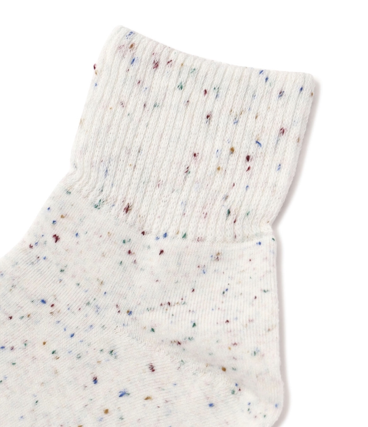 ROSTER SOX/ロスターソックス  200 NEP MIX SOCKS メンズレディース ホワイト 1