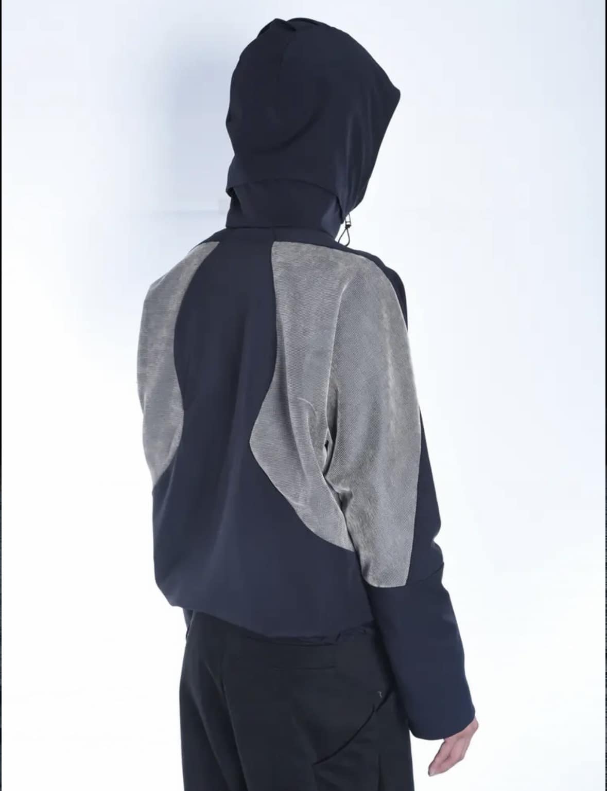 ryaw/リャウ/TACTILE SHELL JACKET BLACK 1