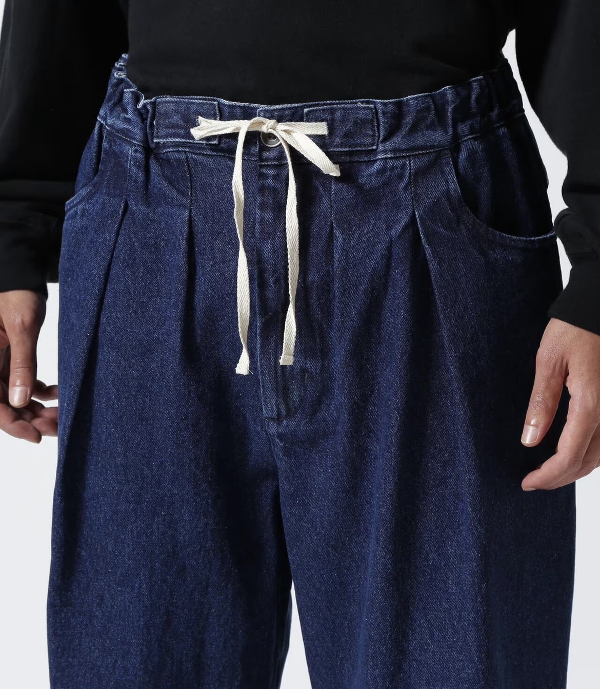 HIRO タックデニムショーツ HIRO タックデニムショーツ