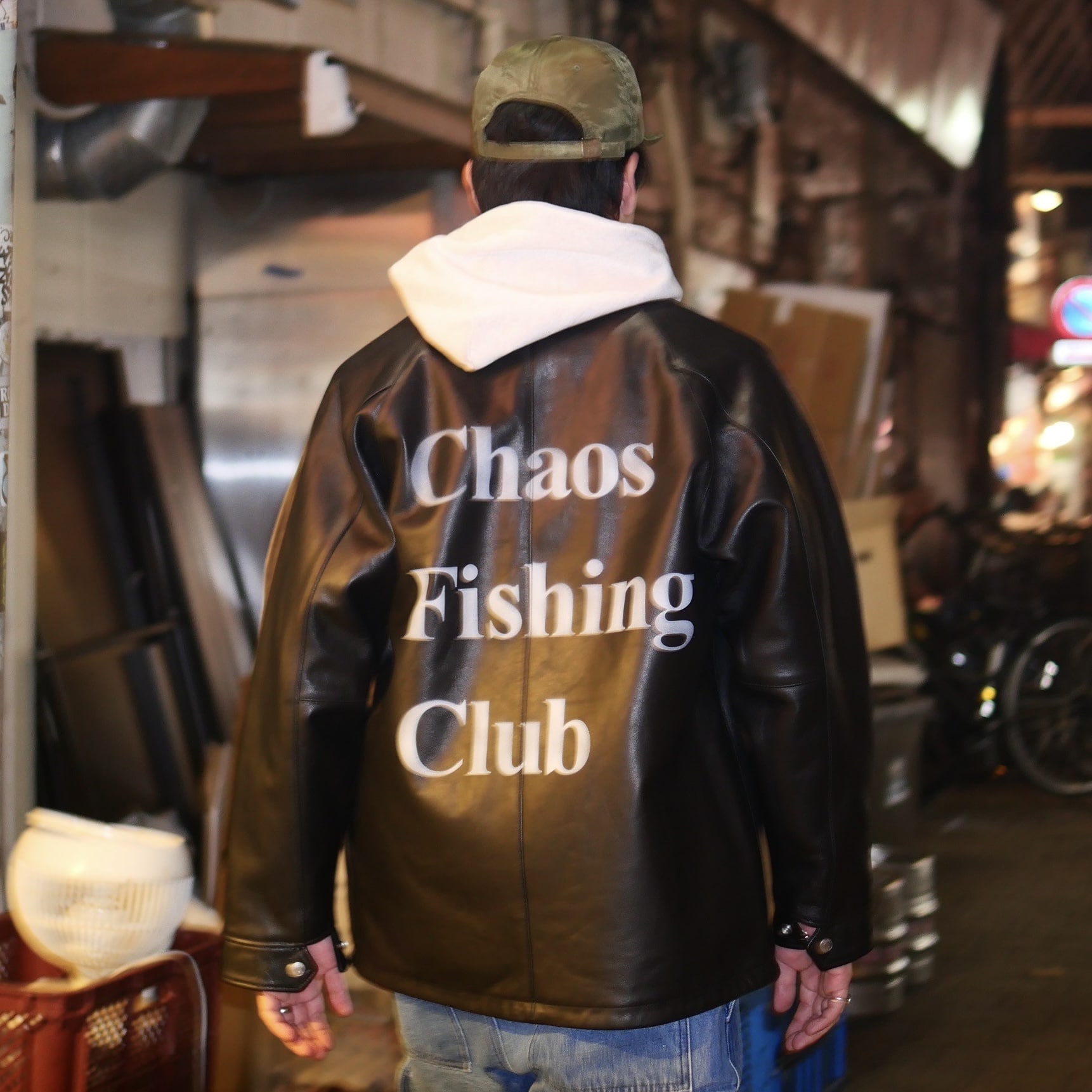 Chaos Fishing Club×Schott×BEAVER/カオスフィッシングクラブ×ショット×ビーバー/別注SHEEP COACH JKT  シープコーチジャケット