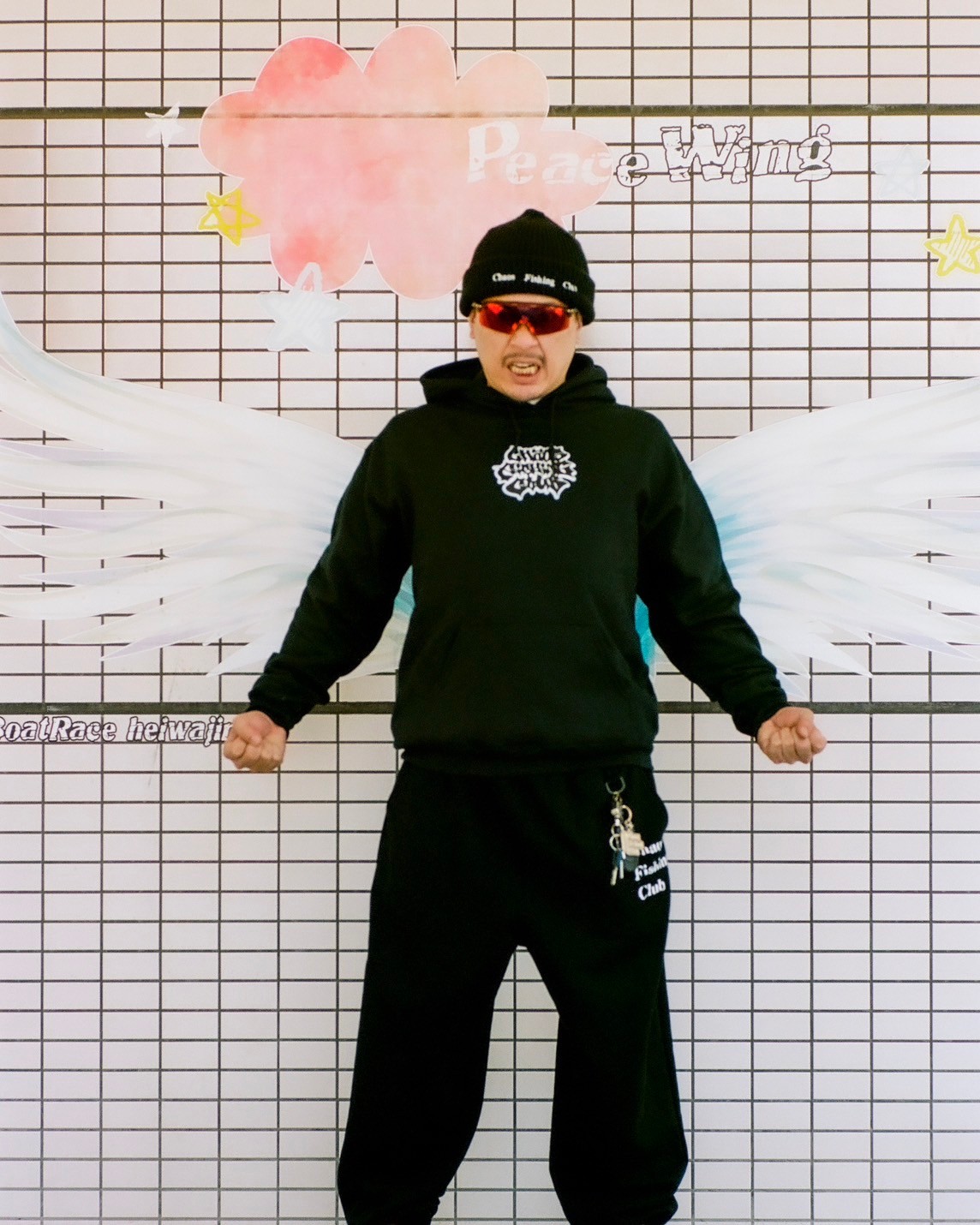 CHAOS FISHING CLUB/カオスフィッシングクラブ/LOGO WATCH CAP Black FREE