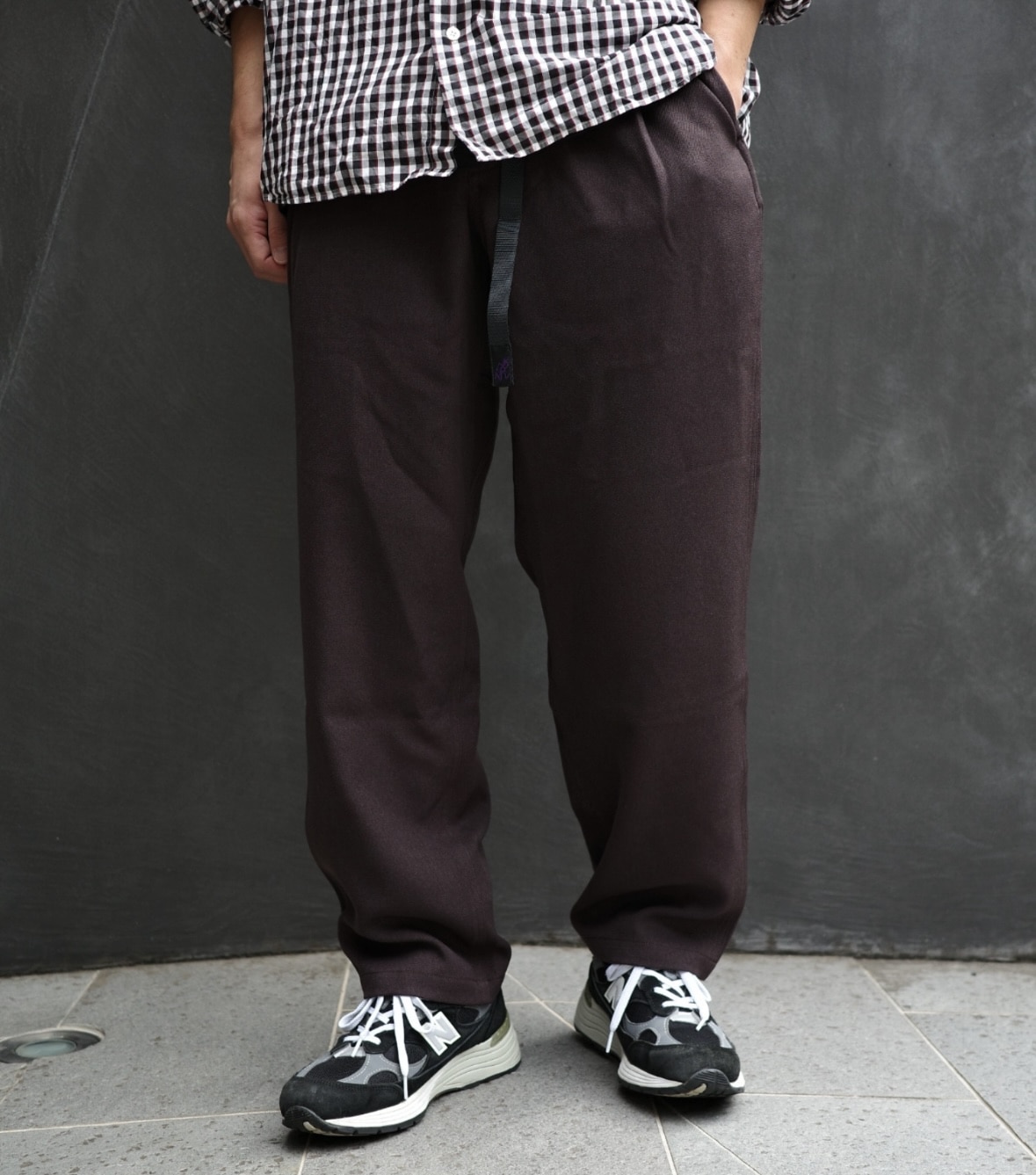 GRAMICCI×BEAVER/グラミチ×ビーバー　別注 WOOL LIKE SLACKS BROWN S