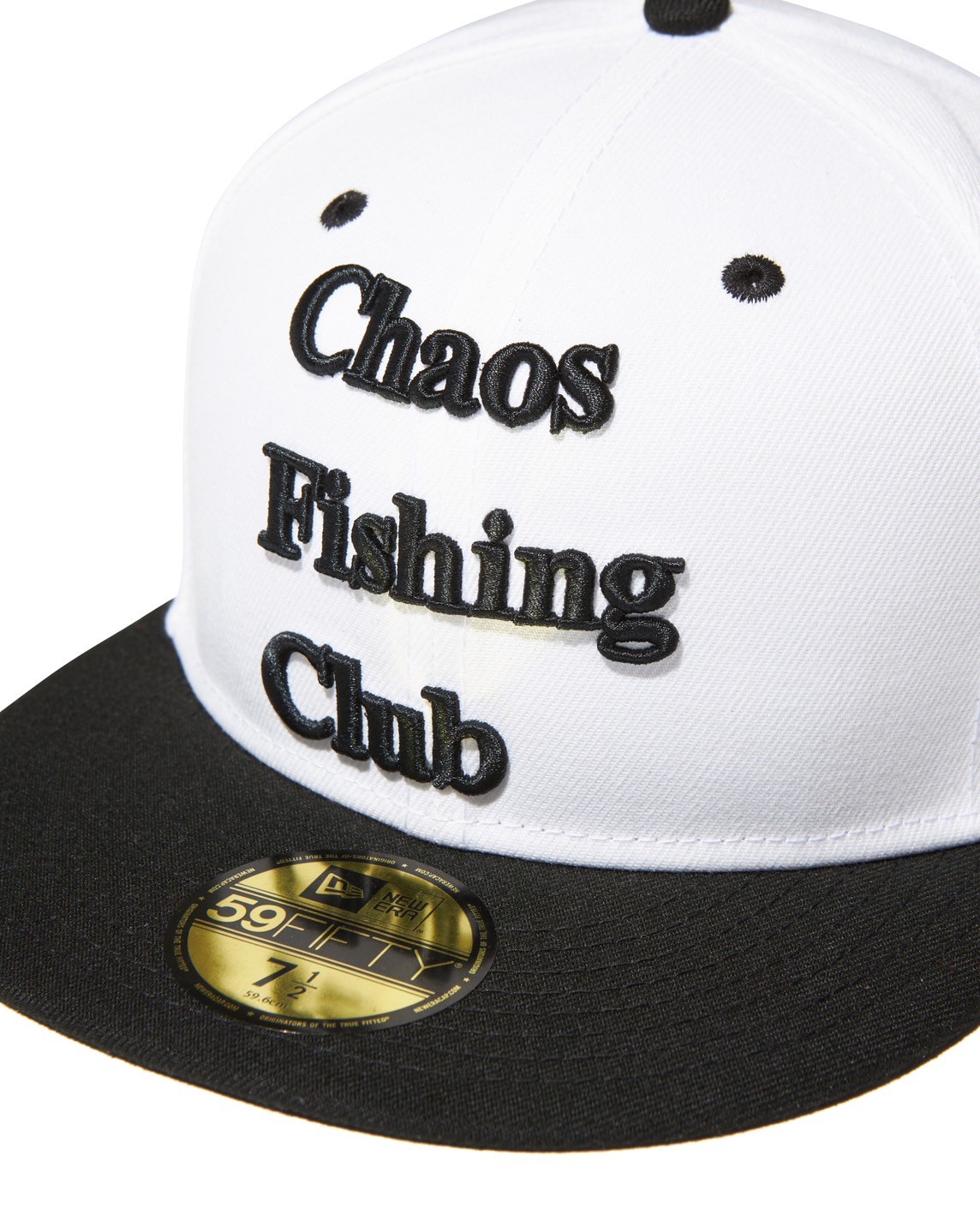 CHAOS FISHING CLUB/カオスフィッシングクラブ/LOGO CAP WHITE S