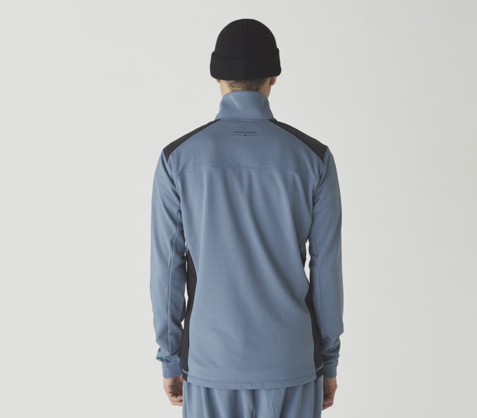 Snow Peak/スノーピーク/MofM Hybrid Fleece Jacket ブルー M